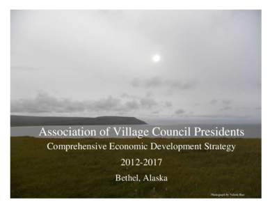 Association of Village Council Presidents Comprehensive Economic Development StrategyBethel, Alaska Photograph by Valerie Bue