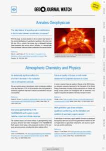 Annales Geophysicae  EGU VOICE ARTICLES