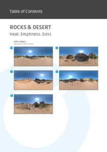 Table of Contents  ROCKS & DESERT Heat. Emptiness. Dust. HDR-Images: Resolution: xpx