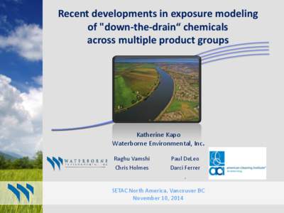 Recent developments in exposure modeling of 