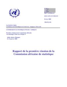 Microsoft Word - Report of the 1st Meeting of the StatCom in Africa FR