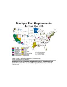 Boutique Fuel Requirements Across the U.S. Washington North Dakota  Minnesota