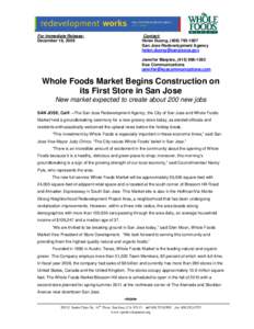 Microsoft Word - Whole FoodsGround Breaking Release121809.doc