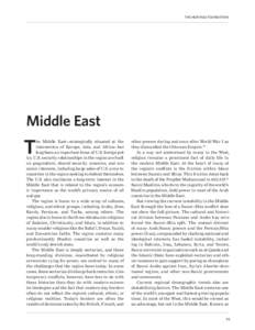 ﻿  THE HERITAGE FOUNDATION Middle East