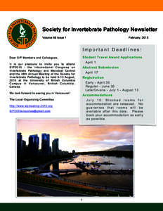 Zoology / Biology / Journal of Invertebrate Pathology / Entomopathogenic nematode