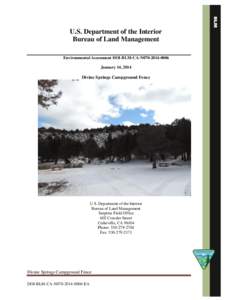 Environment / Conservation in the United States / Bureau of Land Management / United States Department of the Interior / Environmental impact assessment / Grazing / National Environmental Policy Act / Cattle grid / Mexico – United States barrier / Impact assessment / Livestock / Land management