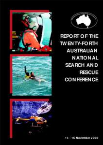 REPORT OF THE TWENTY-FORTH AUSTRALIAN NATIONAL SEARCH AND RESCUE
