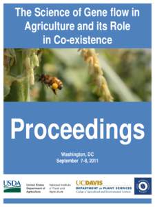 The Science of Gene flow in Agriculture and its Role in Co-existence Proceedings Washington, DC