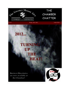 THE CHAMBER CHATTER Issue 1  Winter