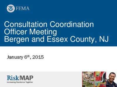 Consultation Coordination Officer Meeting Bergen and Essex County, NJ