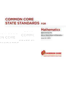Common Core State Standards for  Mathematics