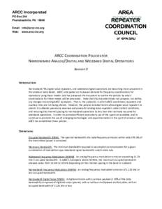 Microsoft Word - ARCC Policies Narrowband Wideband FINAL Rev D.doc