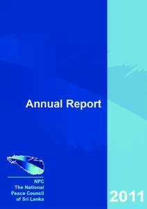 Annual ReportThe National Peace Council of Sri Lanka