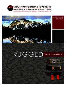™  ruggedized electronics to outlast harsh environments CASCADE SERIES