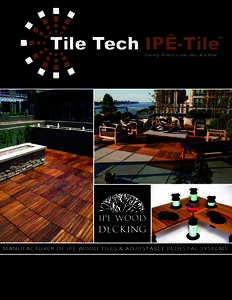 Tile Tech IPÊ-Tile  TM Paving America one step at a time!