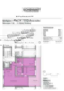 S ta d t n a h i m G r ü n e n  Kirchgasse 7 / Haus B — Erdgeschoss rechts Wohnungsnr. 7_1R — 3½ Zimmer Wohnung Detailinformationen