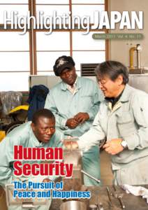 March 2011 Vol. 4 No. 11  Human Security  The Pursuit of