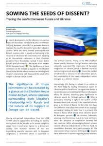 Ukraine / Ukrainian language / Foreign relations of Ukraine / Yulia Tymoshenko / Europe / Ukrainian studies / Russia–Ukraine relations