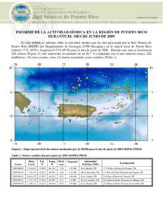 INFORME DE LA ACTIVIDAD SSMICA EN LA REGIN DE PUERTO RICO DURANTE EL MES DE NOVIEMBRE DE 2002