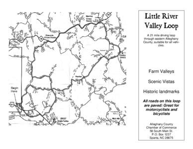 Microsoft Word - Little River Valley Loop.doc