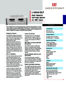 IBM 3480 Family / Tape drive / IBM / ESCON / Cartridge / Storage Technology Corporation / Digital Linear Tape / StorageTek tape formats / Computer hardware / Computing / Electromagnetism
