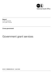 Report by the Comptroller and Auditor General Cross-government