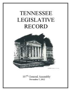 Tennessee General Assembly / Tennessee / Tennessee Senate / Ron Ramsey / Berke / Memorial