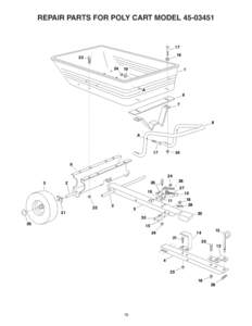 REPAIR PARTS FOR POLY CART MODEL[removed]  23