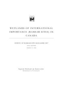 Microsoft Word - Ramsar Survey 2007-Canada.doc