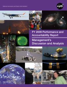 National Aeronautics and Space Administration  FY 2009 Performance and Accountability Report  Management’s