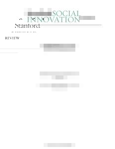 Rethinking Poverty By Elisabeth D. Babcock Stanford Social Innovation Review Fall 2014 Copyright  2014 by Leland Stanford Jr. University