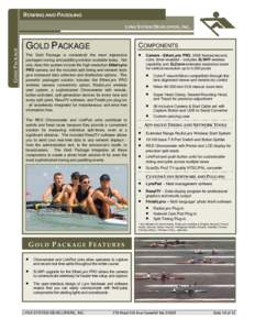 ROWING AND PADDLING  GOLD PACKAGE   