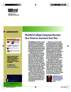 1201 16th St., N.W. Washington, DCeADVOCATE  Florida’s College Campuses Become