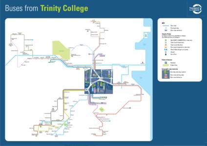 Buses from Trinity College Dublin Airport 16 KEY