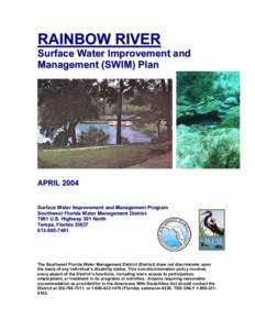 Rainbow River SWIM Plan 2002