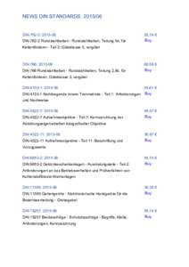 NEWS DIN STANDARDS: DIN 762-2: DINRundstahlketten - Rundstahlketten, Teilung 5d, für €
