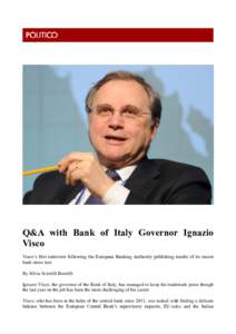 Economy / Finance / Money / Systemic risk / European System of Central Banks / Eurozone crisis / Atlante / Banking in Italy / Banca Monte dei Paschi di Siena / Stock market crashes / Non-performing loan / Single Supervisory Mechanism