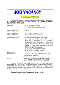 Microsoft Word - notice of vacancy 2016