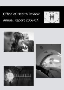 Office of Health Review Annual Report[removed] OHR[removed]Annual Report  Statement of Compliance