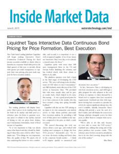 Financial markets / Liquidnet / Dark liquidity / Electronic trading platform / Market data