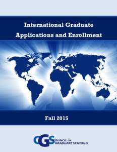 International Graduate Applications and Enrollment FallInternational Graduate Applications and Enrollment: Fall 2015