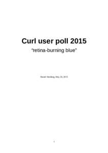 Curl user poll 2015 “retina-burning blue” Daniel Stenberg, May 26, 