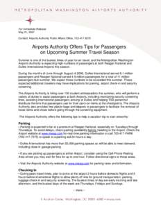 Microsoft Word[removed]Summer Travel Tips.doc