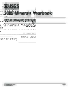 2009 Minerals Yearbook HAWAII [advance Release] U.S. Department of the Interior U.S. Geological Survey