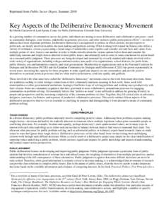 Microsoft Word - key aspects of deliberative democracy- 4 pages