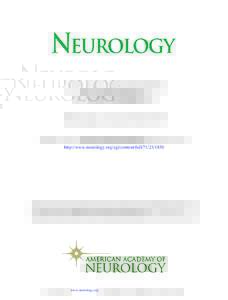 Assessing citations with the EigenfactorTM Metrics Carl T. Bergstrom and Jevin D. West Neurology 2008;71;DOI: wnl.66  This information is current as of December 6, 2008