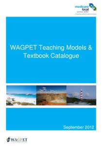 WAGPET Teaching Models & Textbook Catalogue September 2012  Who to contact