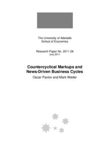 The University of Adelaide School of Economics Research Paper No[removed]July 2011