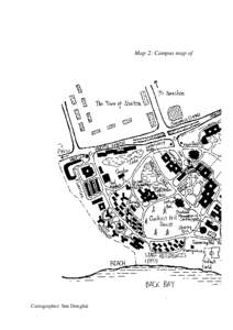 Map 2: Campus map of  Cartographer: Sun Donghai Shenzhen University