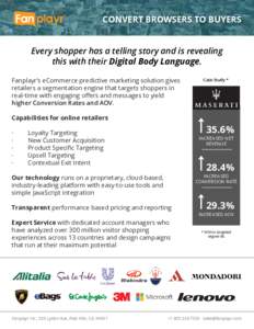 Marketing / Economy / Internet marketing / Conversion marketing / E-commerce / Upselling / Targeted advertising